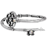 Alex And Ani Key Wrap Silver One Size Bracelet V18WK01RS